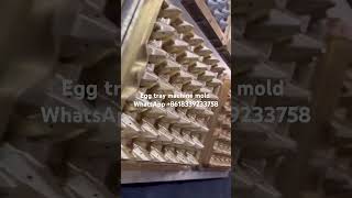 Paper pulp molding egg tray machine mold cheap price for sale [upl. by Evod]