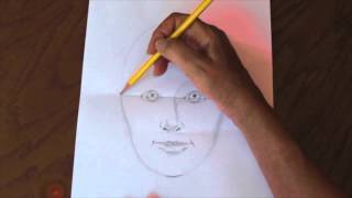 How To Draw a Quick Simple and Easy SelfPortrait [upl. by Anitsrik13]