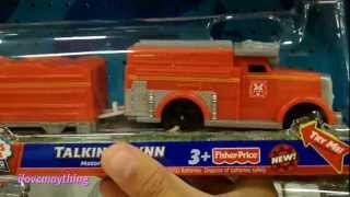 Thomas amp Friends Motorized Engines Talking FLYNN Fire Truck [upl. by Eecyak213]