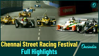 Chennai Racing Festival  கோலாகலமாக நடந்து முடிந்த Chennai Formula Racing  Oneindia Howzat [upl. by Adnauqaj420]