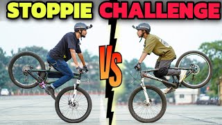 EPIC STOPPIE CHALLENGE  Cycle Stunt [upl. by Jobie]