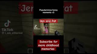 Jen and Pat Minecraft og shorts ogminecraft jenandpat popularmmos fyp childhood minecraft [upl. by Treve]