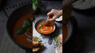 Roasted Pepper and Tomato Soup😋 food [upl. by Ahseket]