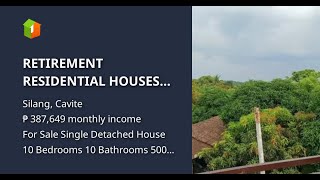 RETIREMENT RESIDENTIAL HOUSES FOR SALE IN SILANG CAVITE [upl. by Negaem]