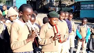 Abigail Njia amp Precious Wangui • Descant Recorder classic presentation [upl. by Nnayelhsa]