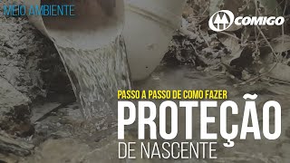 Proteção de nascente aprenda fazer [upl. by Airamanna650]