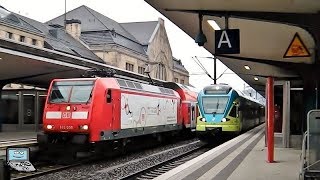 Bielefeld Hbf mit ET 426 WestfalenBahn eurobahn NordWestBahn ICEs ICs BR 112 BR 146 [upl. by Ahseniuq236]