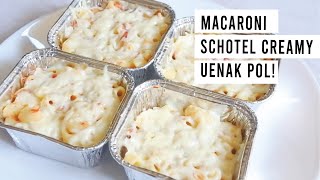 RESEP MACARONI SCHOTEL LUMERRR CHESSY NO BAKED NO OVEN [upl. by Bilat972]