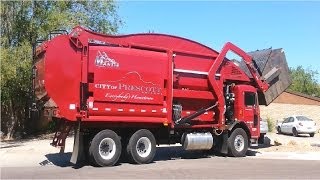 City of Prescott ⇨ DaDee Mantis Front Loader Garbage Truck [upl. by Ansaev]