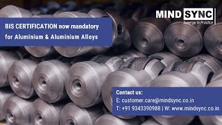 BIS Certification now mandatory for Aluminum amp its Alloys  Aluminium Ingots amp Castings  Recent QCO [upl. by Aticnemrac]