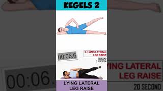 Kegels Lying Lateral Leg Raise Exercise Menguatkan Panggul Merapatkan Miss V  Part 2 shorts [upl. by Nnaylloh]