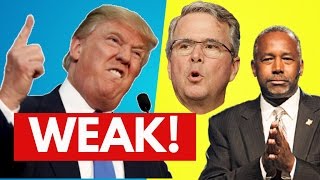 Donald Trumps HUGE Vocabulary 10 Big Words For Weak [upl. by Nospmis]