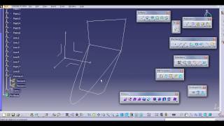 CIRCLE CORNER CONIC CONNECT CURVE CATIA V5 [upl. by Lashar65]