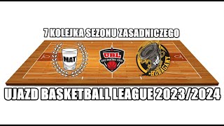 UBL 202324 7 KOLEJKA  MAT  HURAGANY 4Q [upl. by Ydisahc]