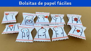 Cómo hacer bolsitas de papel [upl. by Dloreg]