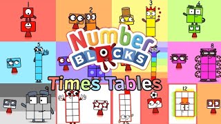 Numberblocks Times Tables 2024 version [upl. by Bolme]