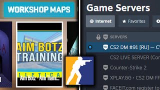 CS2 How to Play Workshop Maps and Community Servers NEW [upl. by Zelikow]