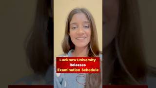 Lucknow University BA BSCBCOM 1st Semester Datesheets are out shorts lucknowuniversity short [upl. by Bautram]