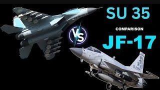 Comparison Between JF 17 Thunder Block 3 Vs Sukhoi SU 35Ultra Defence [upl. by Zahavi]