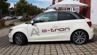 Testfahrt mit dem Elektroauto Audi A1 e tron Konzeptauto  Test drive electric car Audi A1 e tron [upl. by Otxilac]