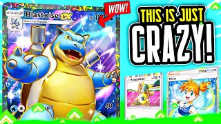 The BEST BLASTOISE Deck Ive Played since Launch  Pokemon TCG Pocket [upl. by Zaob814]