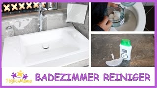 DIY BADEZIMMERREINIGER  natürlich amp günstig  Täglich Mama [upl. by Vasileior661]