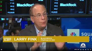 821x BlackRock Hits 115 Trillion AUM Larry Fink goes on CNBC amp promotes Bitcoin [upl. by Candace]