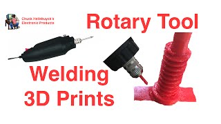 Friction Welding 3D Prints Together using a Rotary Tool  Video 030 [upl. by Nnylarak801]