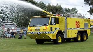 Airport Crash Truck Demonstration Pukekohe VFB Open Day 20 Nov 2010 [upl. by Rossi958]