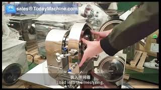 Universal food grinding machine dry fruit pulverizer vegetable grinder [upl. by Rannug]