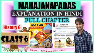 Class 6 History Chapter 6  Mahajanapadas Explanation in Hindi  Good Luck Publisher Social Science [upl. by Narrad885]