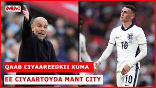 Qaab ciyaareedkii xuma ee ciyaartoyda Manchester City ee koobka Euro oo loo aanaynayo Pep guardiola [upl. by Donegan]