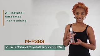 Crystal Deodorant Mist From Africa Imports [upl. by Anuahsed]