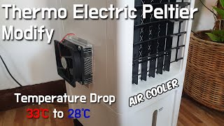 Air Cooler Modify  Thermo Electric Peltier Cooler [upl. by Ellehcsor707]