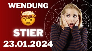 STIER ♉️⭐️ INTERESSANTE WENDUNG 🥰 Horoskop  23Januar 2024 stier tarot [upl. by Ayrad497]