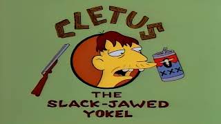 Cletus The SlackJawed Yokel  The Simpsons [upl. by Oreves]