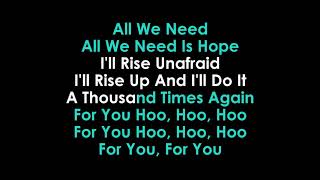 Rise Up karaoke Andra Day [upl. by Lilybel647]