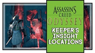 Assassins Creed Odyssey All Keepers Insight Locations Underworld The Fate of Atlantis [upl. by Balcer372]