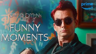 Ineffably Funny Moments From Season 2  Good Omens  Prime Video [upl. by Socher]