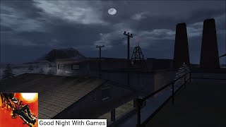 Delta Force Xtreme 2 Ambience  Soviet Base With Heavy Snowfall At Night [upl. by Gnah]