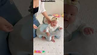 Is your baby having trouble sitting up on their own The Baby Support Seat Sofa can helpShorts [upl. by Teloiv48]