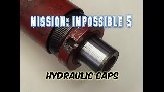 How to Remove Hydraulic Cylinder caps 5 techniques [upl. by Macintyre]