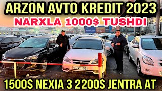 1500 NEXIA 3 2200 JENTRA 2000 ONIX Avto kredit narxlari yana tushdi Bexruz akadan Bonuslar [upl. by Vevay]