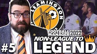 OUT OF OUR DEPTH  Part 5  LEAMINGTON  NonLeague to Legend FM22  Football Manager 2022 [upl. by Behm]