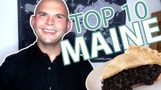 Top 10 quotAuthenticquot MAINE Foods  What LOCALS Eat When in Maine  The MUST TRY Foods [upl. by Akcirehs205]