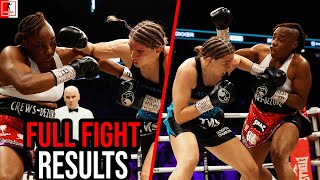 Franchón CrewsDezurn Vs Savannah Marshall Full Fight Results [upl. by Aihsekan665]