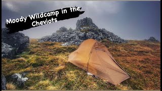 A MOODY WILDCAMP IN THE CHEVIOTS  CLOUDS AND RAIN [upl. by Eiddam230]