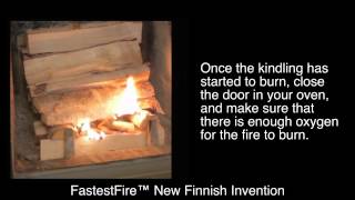 How to Burn Wisely Fireplace and Wood Stoves  Use FastestFire Technique [upl. by Etnaled]