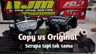 kaliper nissin ori vs nissin KW [upl. by Llerrat]