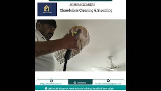 Contact  📞 9167677575  Luxury Crystal Chandelier Deep Cleaning Services Mumbai  MUMBAI CLEANERS [upl. by Aihsi]